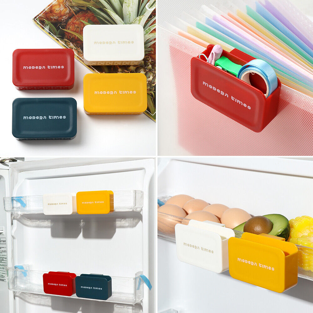 Refrigerator Side Hanging Holder Seasoning Bag Container Fridge Freezer Shelf