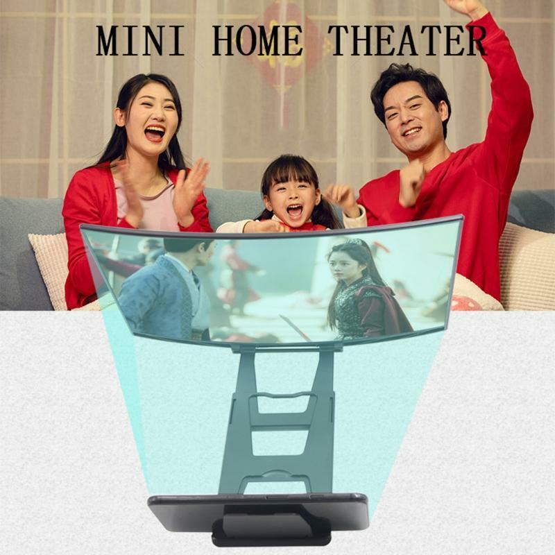 Mobile Phone Screen Amplifier Enlarger Foldable Stand for Movies Videos Gaming