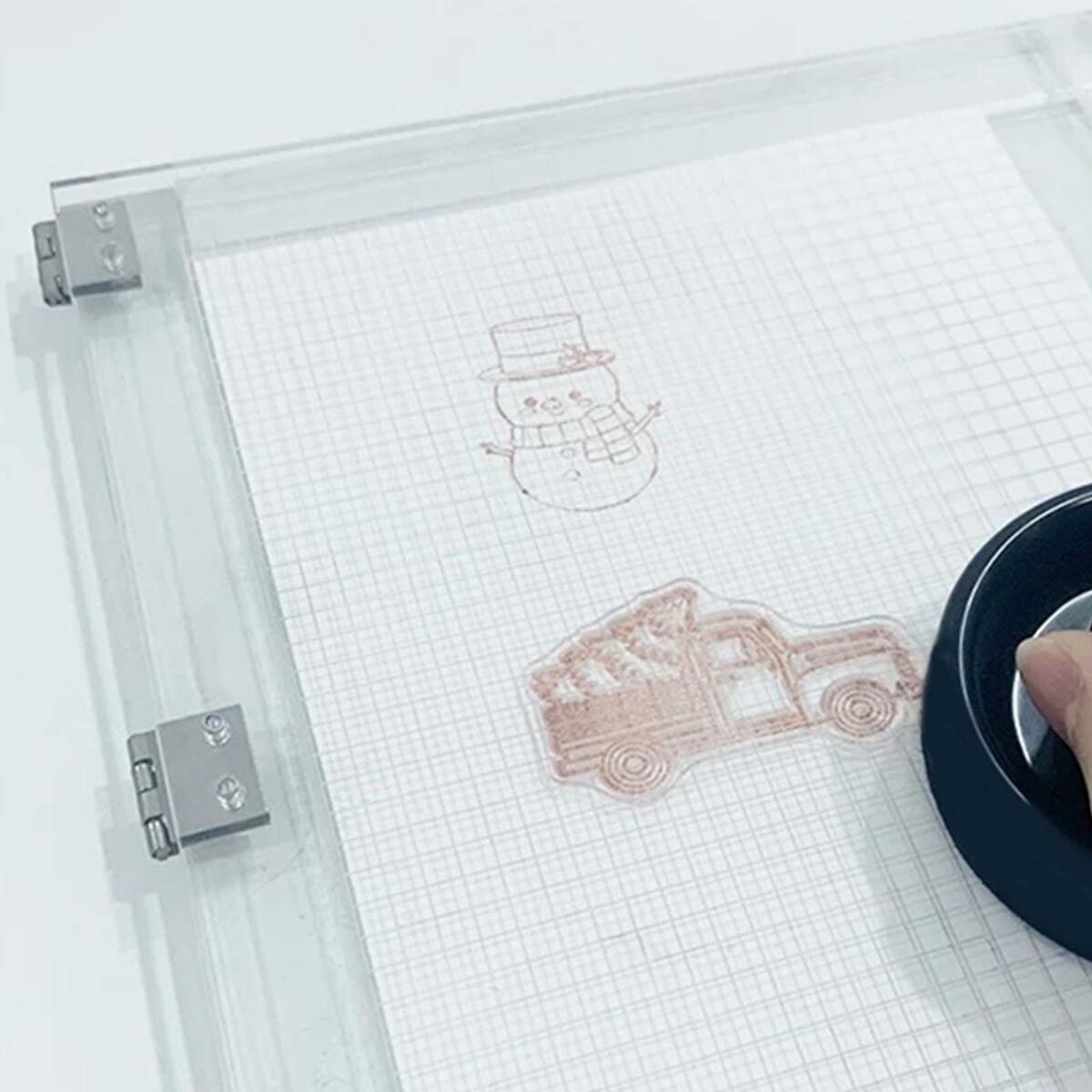 Stamping Platform Positioning for  Craft Stamping Paper Crafts