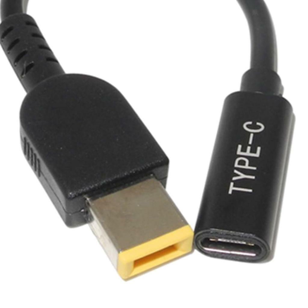 Laptop  Adapter Cable USB  To Square Plug Charger For