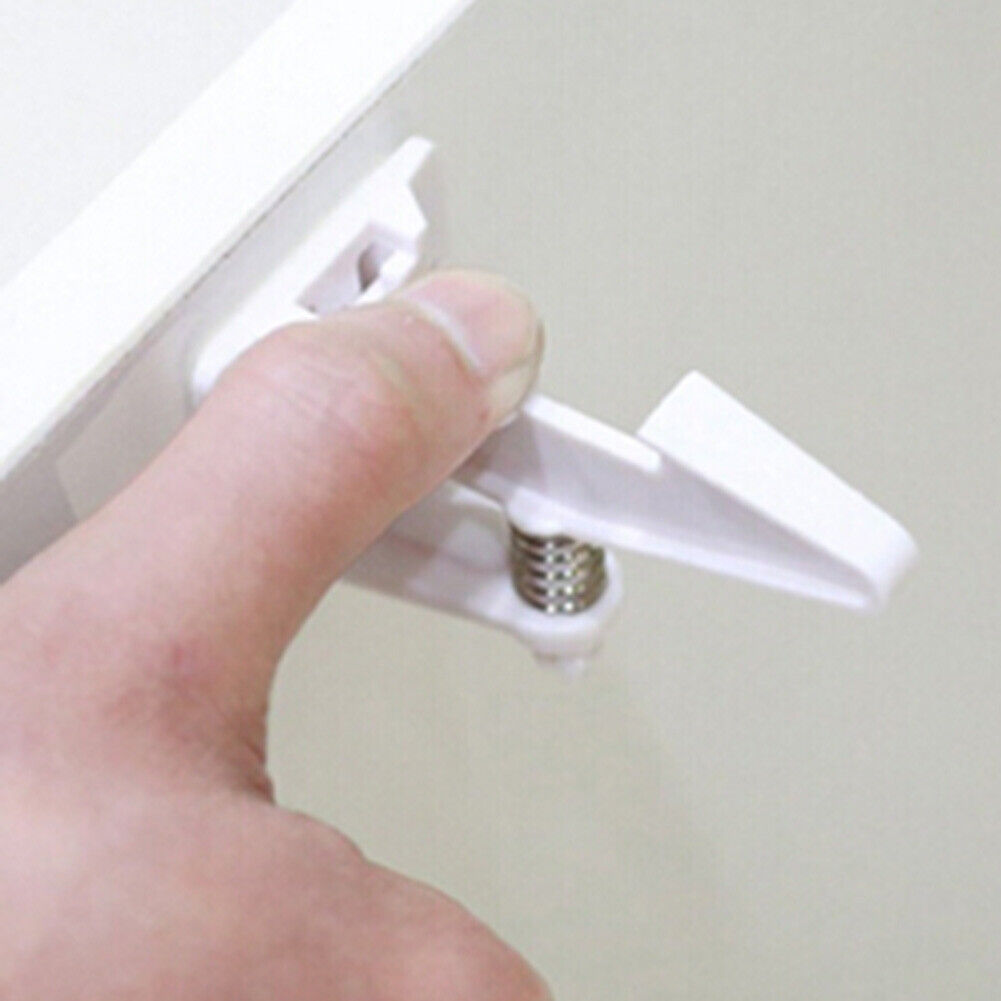 10pcs Invisible Baby Safety Protection Lock Sliding Door Window Drawer Lock