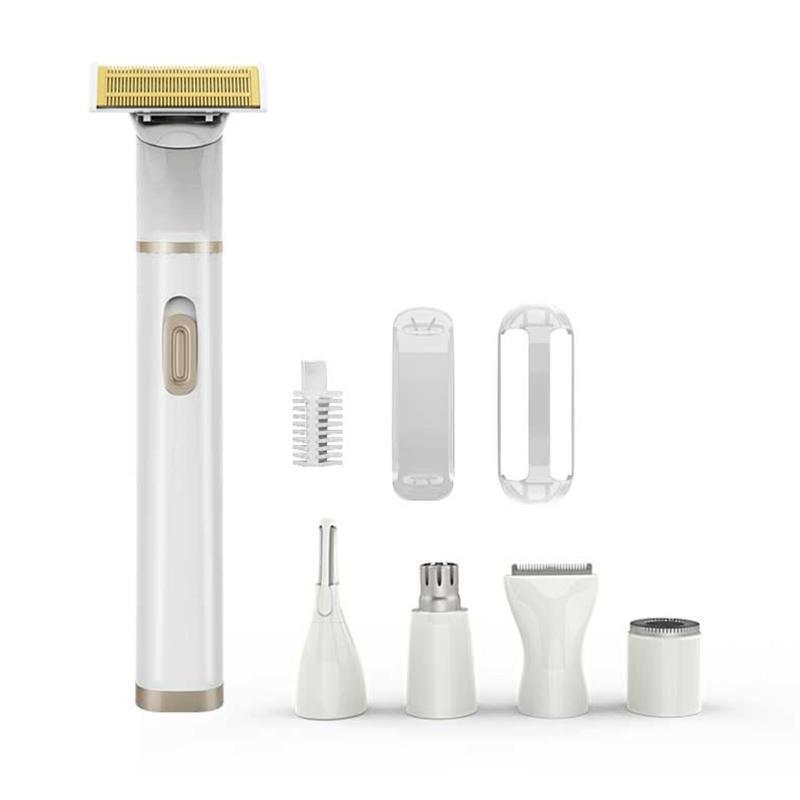 5 in1 Women Bikini Trimmer Electric Razor Body Hair Trimmer Face Shavers