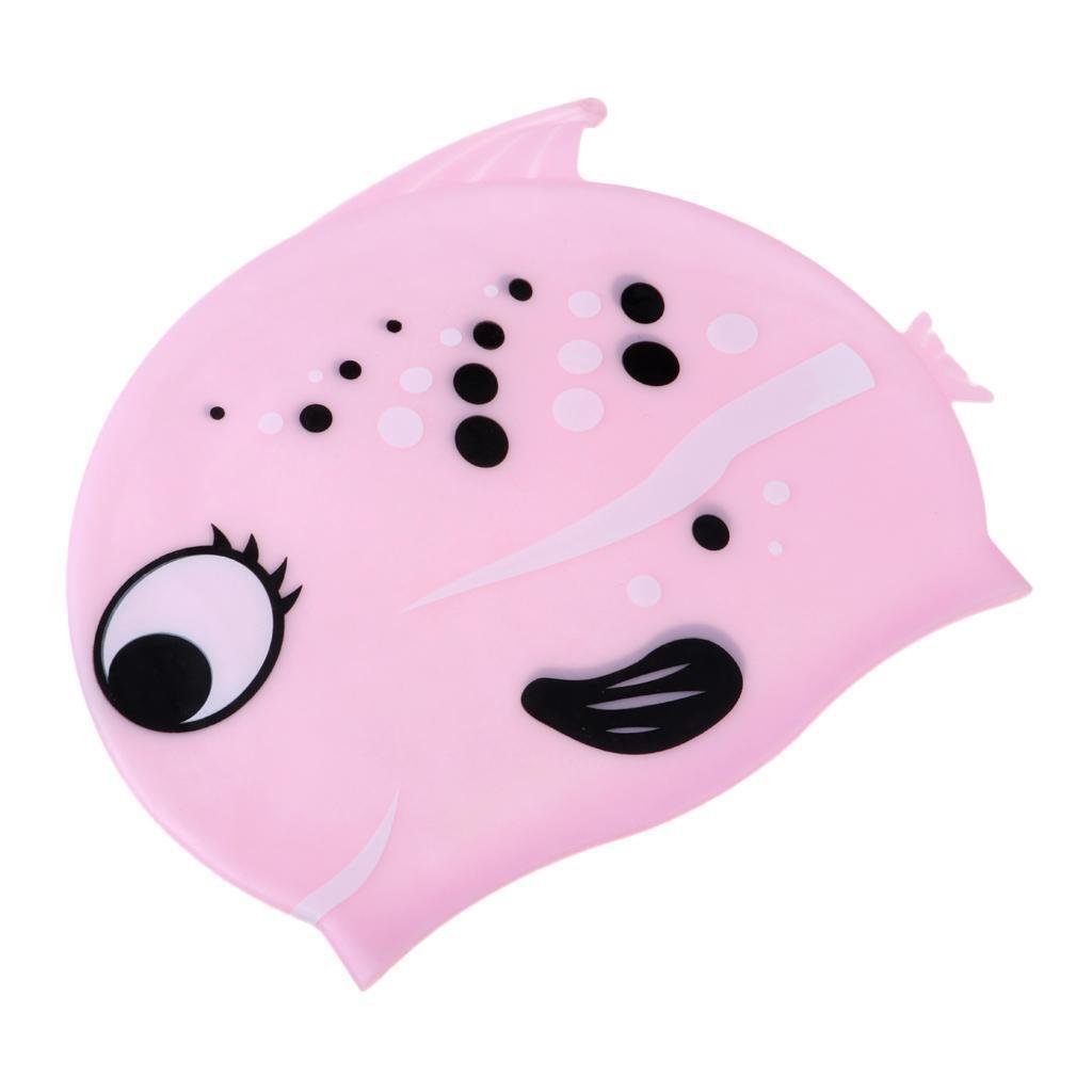 Waterproof Silicone Swimming  for Children - , as described Bobofish Pink
