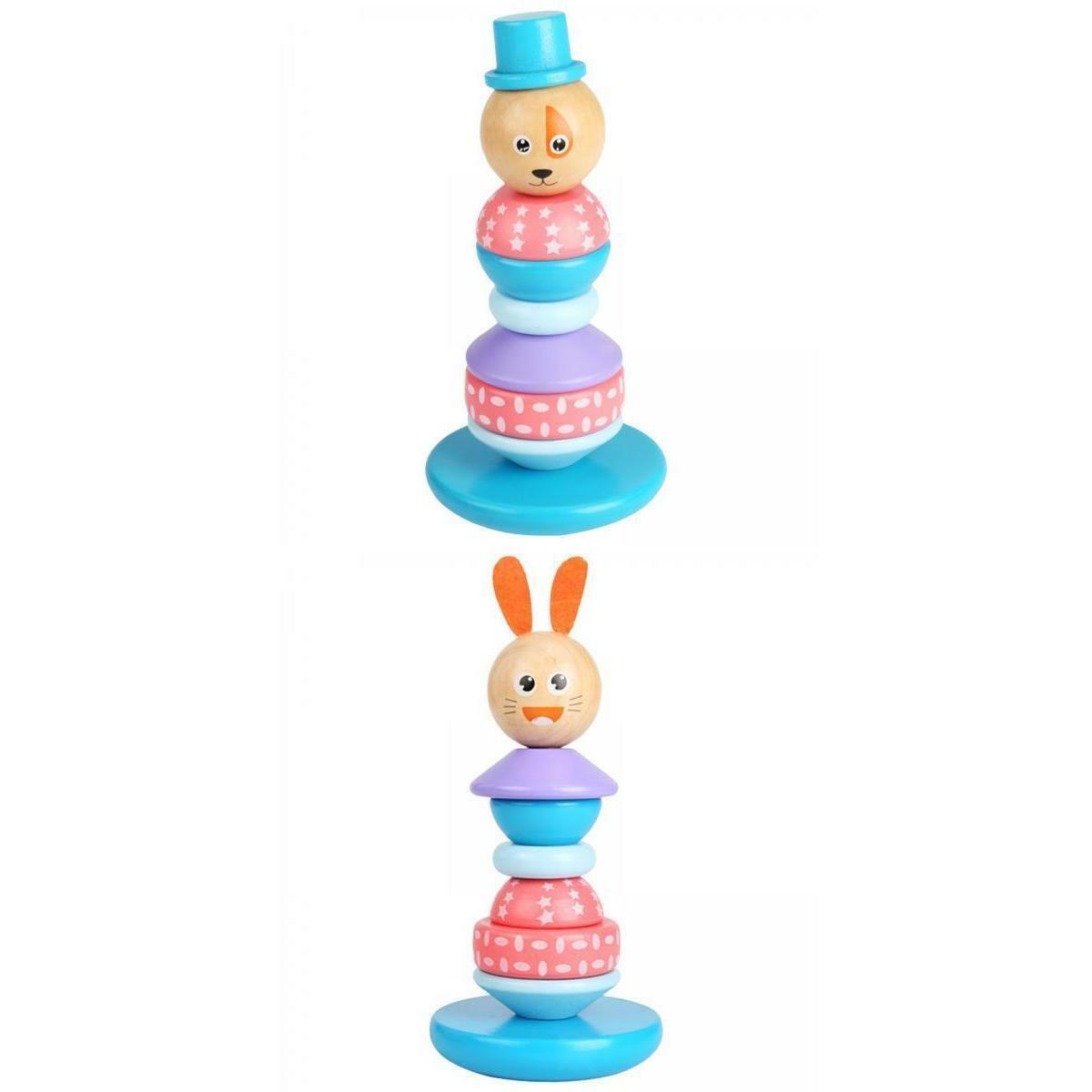 2 Pieces Stacking Puzzles  Sorting Rings Interactive Creative