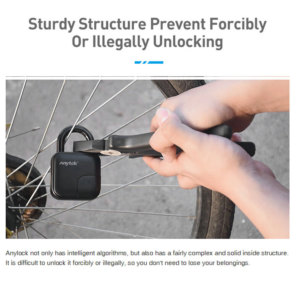 L3 Smart Keyless Fingerprint Padlock Waterproof Anti-Theft Security Lock