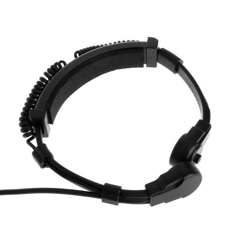 Finger PTT Throat MIC Acoustic Tube Earpiece Headset For SEPURA Radio