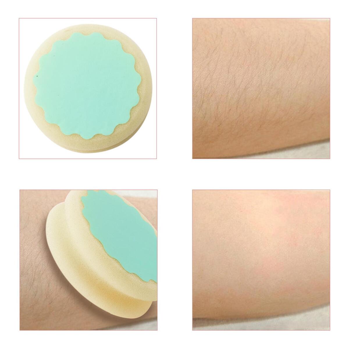 Hair Removal Depilation Sponge Pad Painless Leg Face Body Bikini Hair Remove