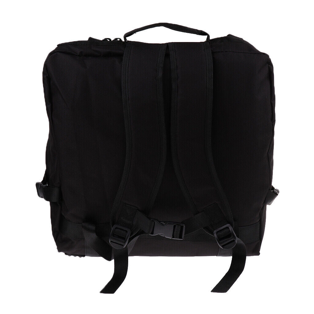 Durable Thick Padded 96 Bass Piano Accordion Case w/Accessory Pockets