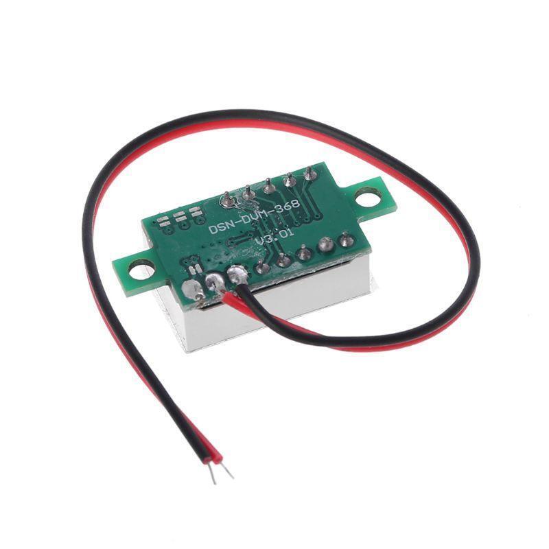 4.5-30V Two-wire DC Voltage Meter  with Red LED Display Digital Voltmeter