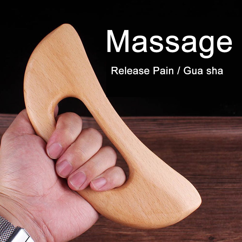 Back Legs Release Pain Health Treatment Stick Beech Gua sha Massage