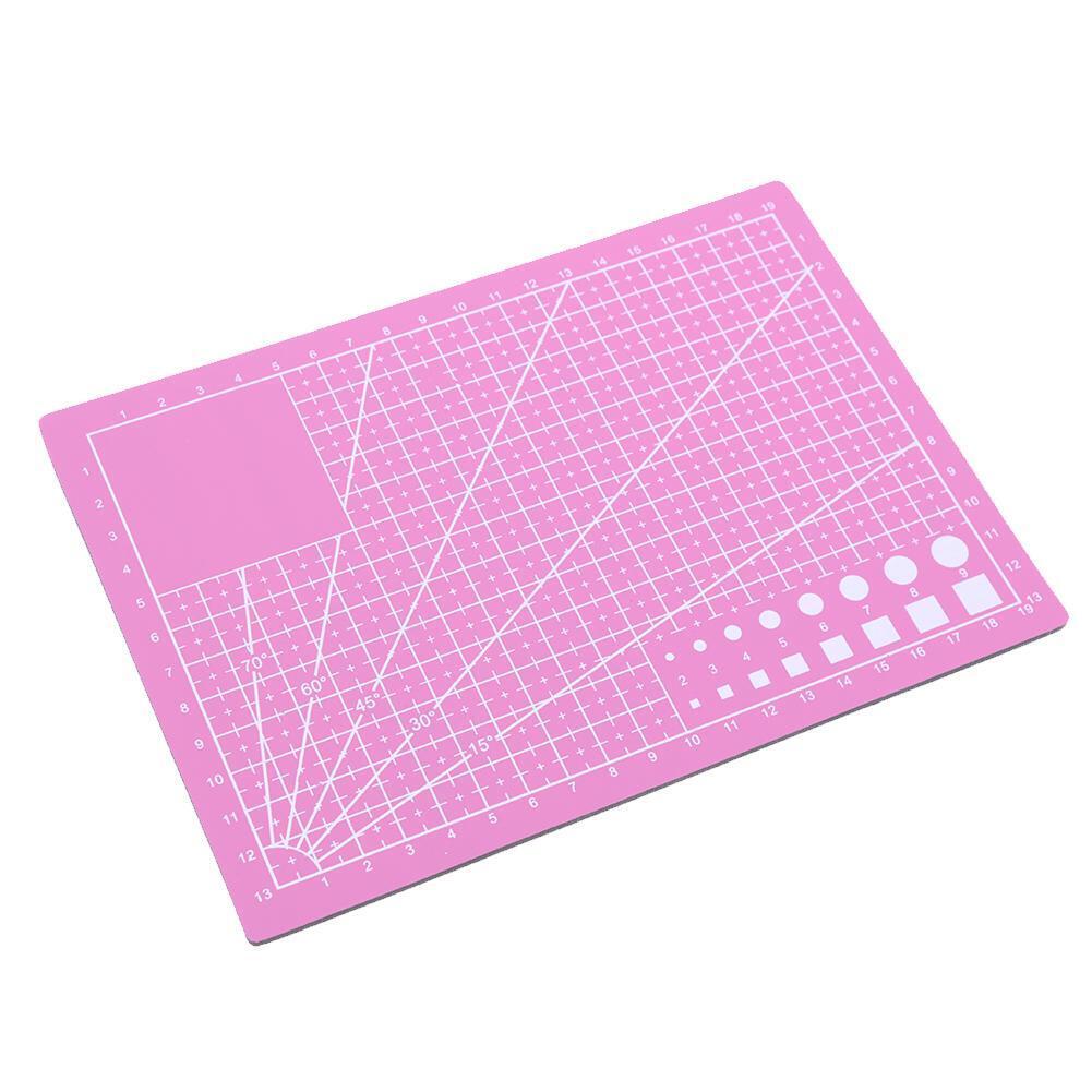 PVC Cutting Board DIY Patchwork Mat Pad Self-healing Leather Cutting Mat(A5