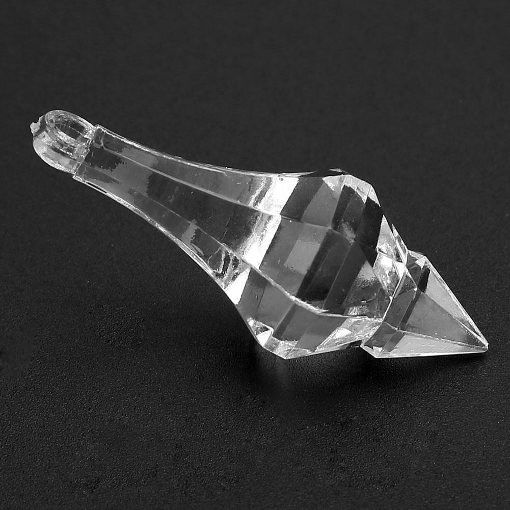20pcs Acrylic Crystal Beads Hanging Pendant Chandelier Wedding Party Decor