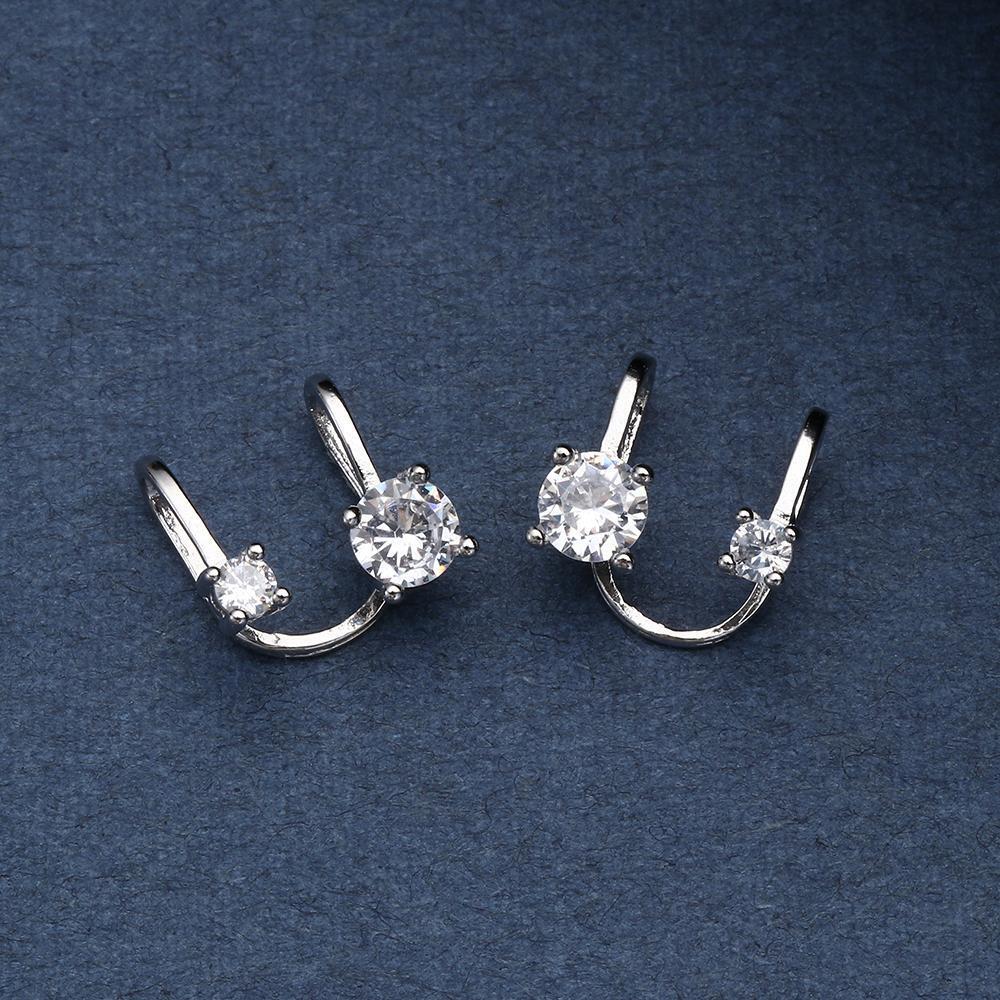 Gift Jewelry Zircon Ear Cuff No Pierced Non Piercing Earrings Tragus Earrings