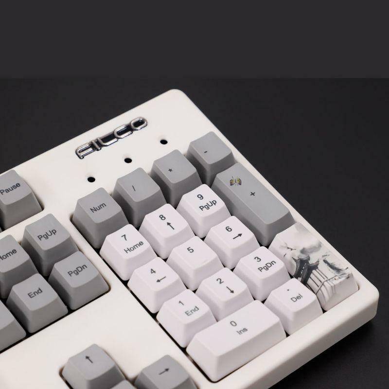 113 Keys Ink Keycap OEM PBT Keycaps Set Mechanical Keyboard Keycaps PBT Dye Sub