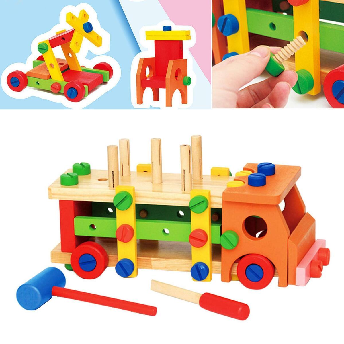 Montessori Screw Assembly DIY  Disassembly Variety Nut Matching