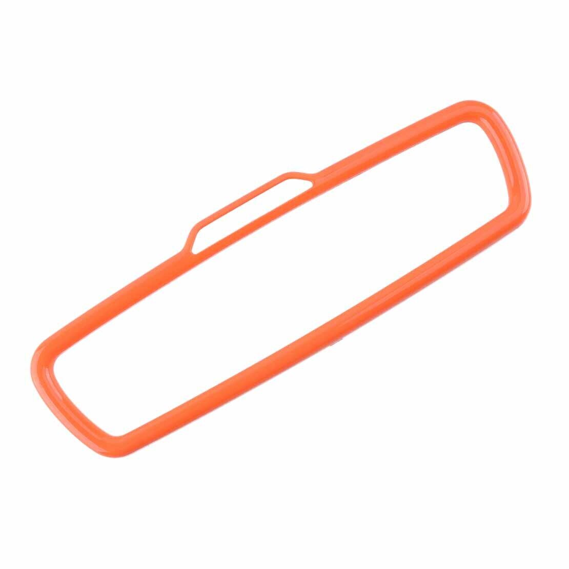 Orange Interior Rear View Mirror Frame Cover Fit for Dodge Challenger 2015-2020