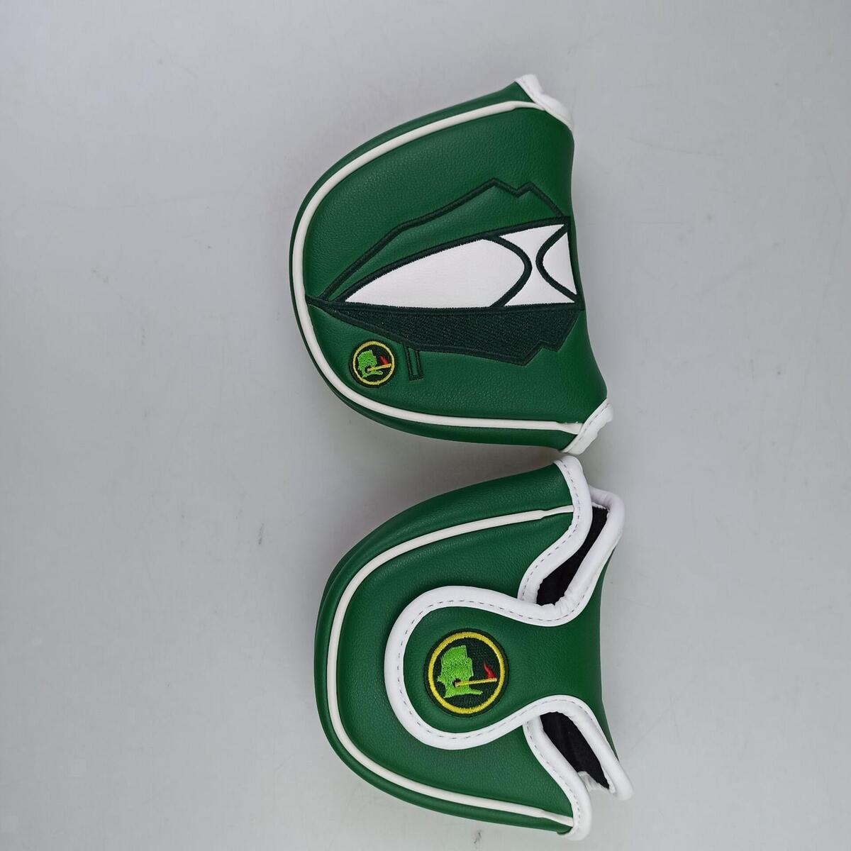 Golf Mallet Putter Head Cover Magnetic Closure Durable Waterproof PU Leather