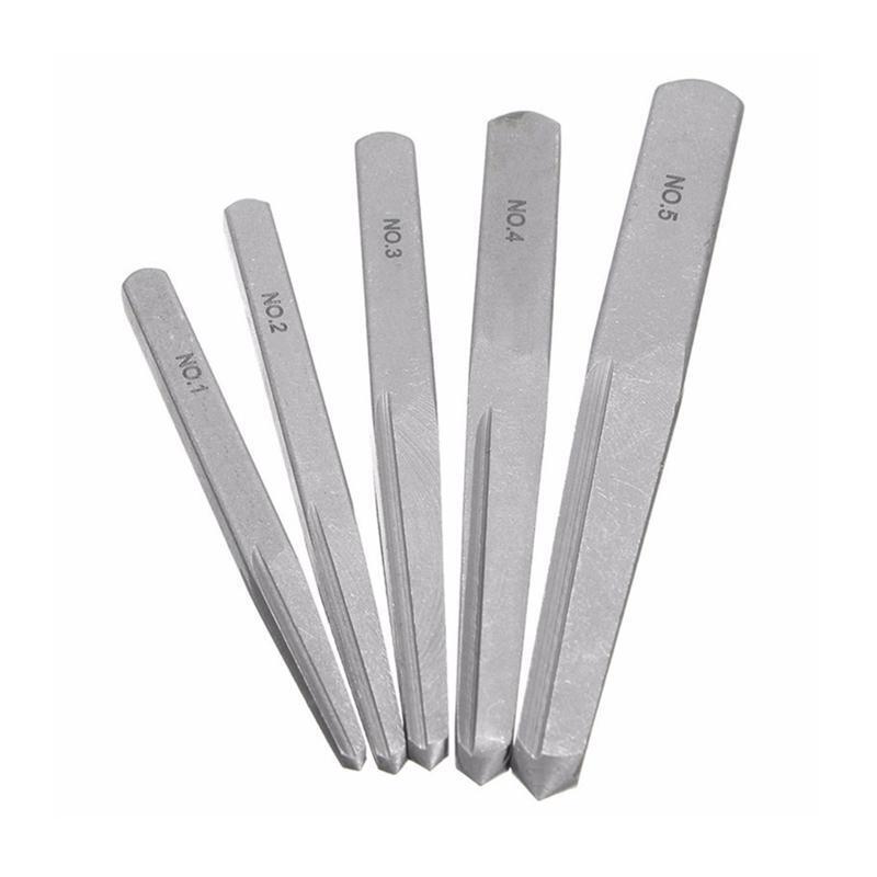 Straight Fluted Screw Extractor for Carpenters Handymen 1/8 3/16 15/64 5/16 3/8