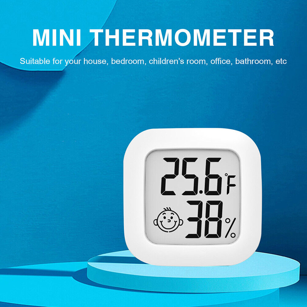 Mini Indoor Thermometer Digital Temperature Baby Room Hygrometer Gauge Home
