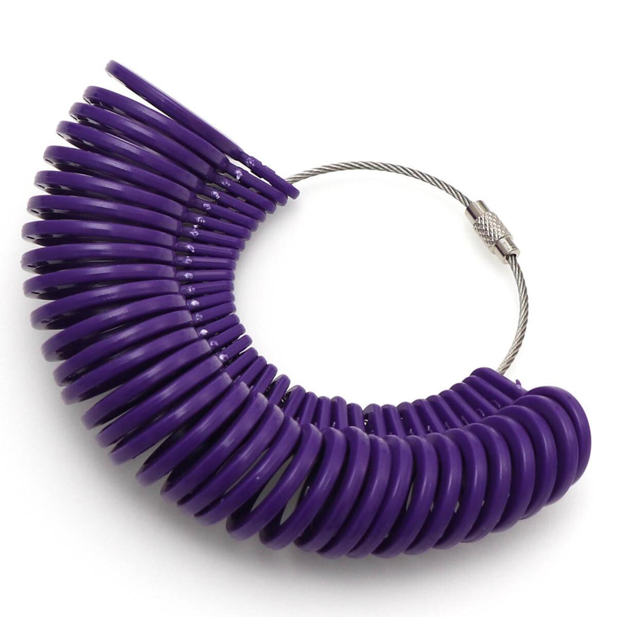Plastic Ring Size  & Stick Wedding  Measuring Tool Professional