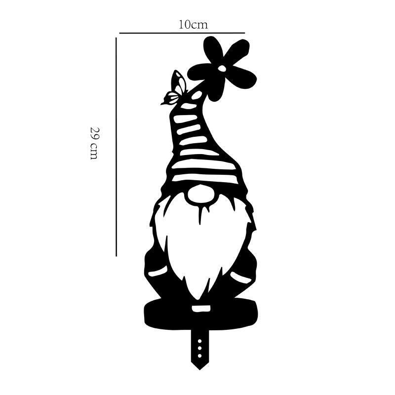 Garden Stake Decor Waterproof Durable Gnome Ornament Exquisite Dwarf Sculpture