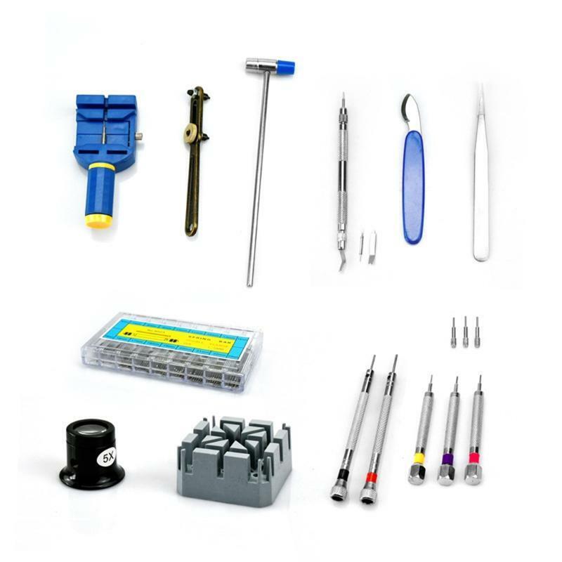 288pcs Watch Repair Tool Kit Band Strap Link Remover Case Opener Screwdriver