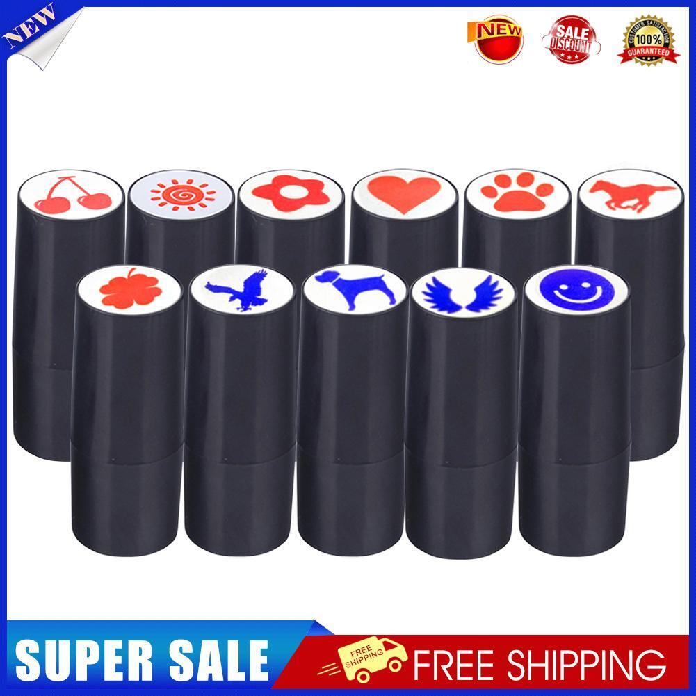 Golf Ball Stamp Marker Quick Drying Ink Golf Ball Stamper Random Pattern