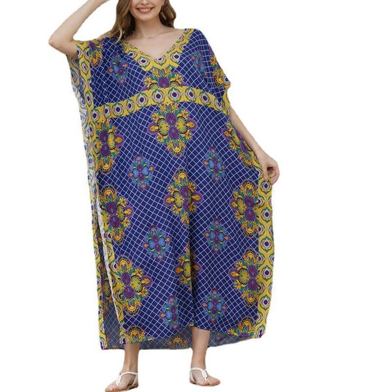 Cover Ups Gown Beachwear Dress Robe Beachwear Shawl Long Cover-ups Vacation