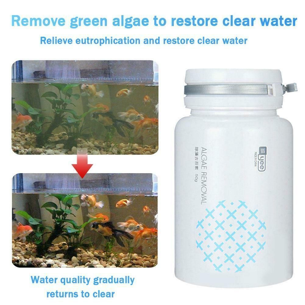 Algae Repellent Aquarium Algaecide Fish Tank Cleaning Powder Tank Moss Remover