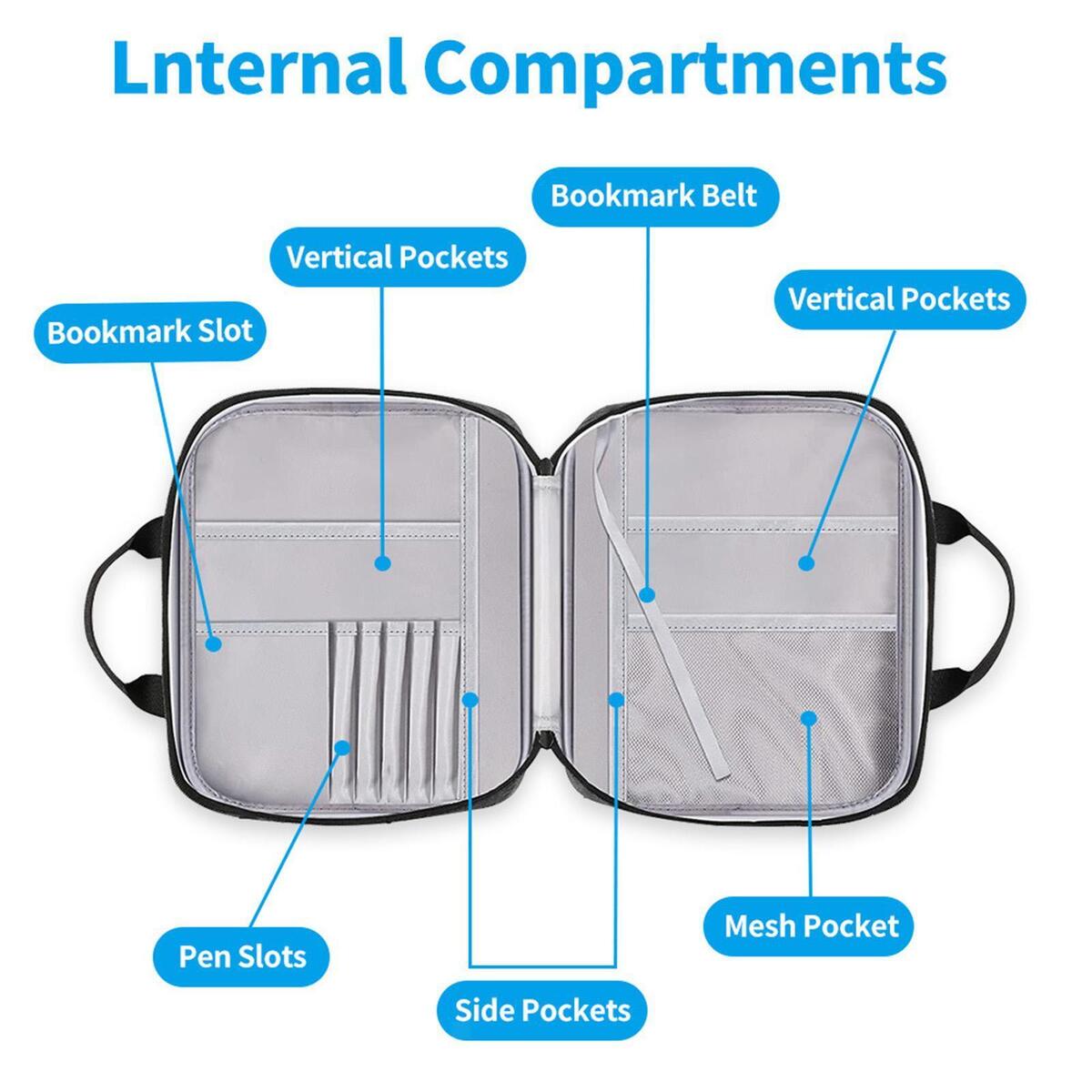 Tablet Sleeve Notebook Hand Bag Polyester Tablet Pouch Protective for Laptop