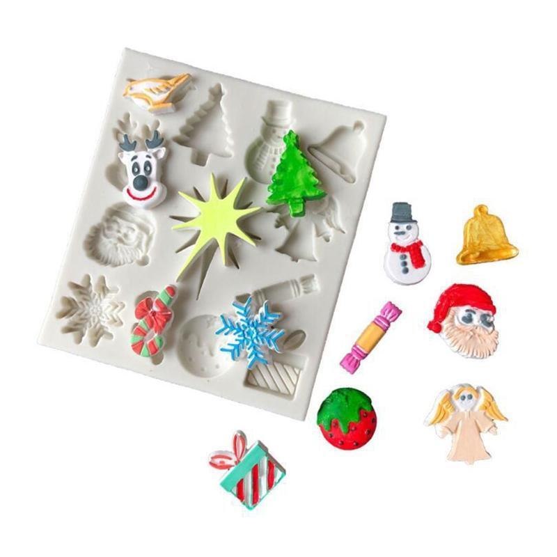 Creative Chocolate Moulds Christmas Series Baking Gadget Cake Baking Accessories