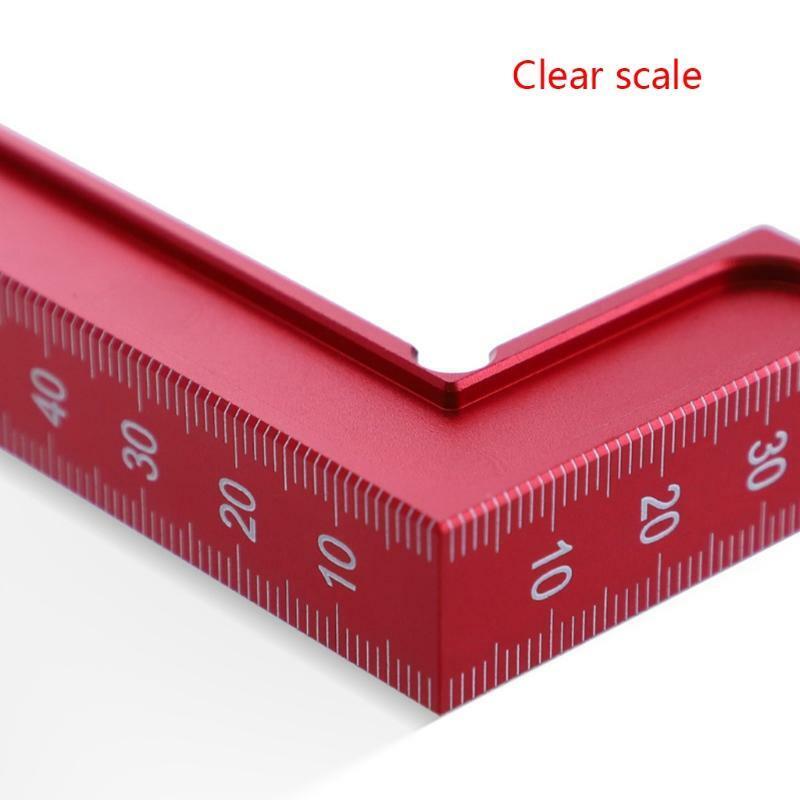 Red Aluminium Alloy Woodworking Corner Clamp Tools Fit for Box/Door/Picture