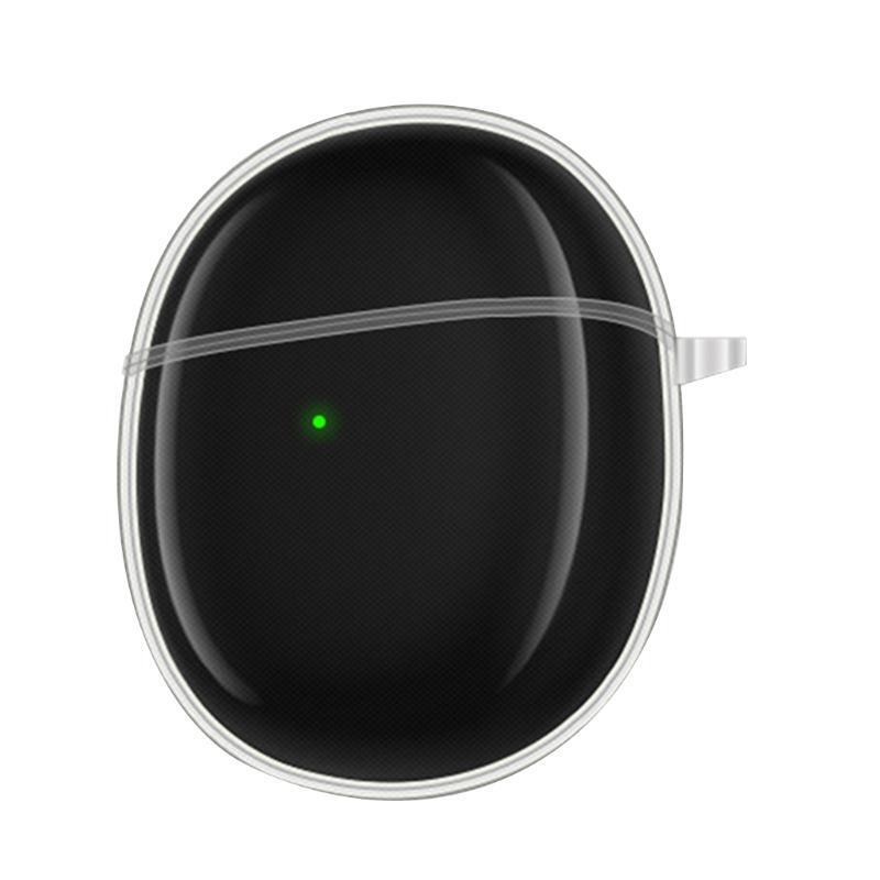 Case Cover with Keychain for-OPPO Enco Play Wireless Earbuds Transparent Case