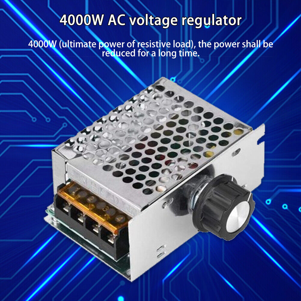 4000W High Power AC 220V Thyristor Electronic Voltage Regulator Controller