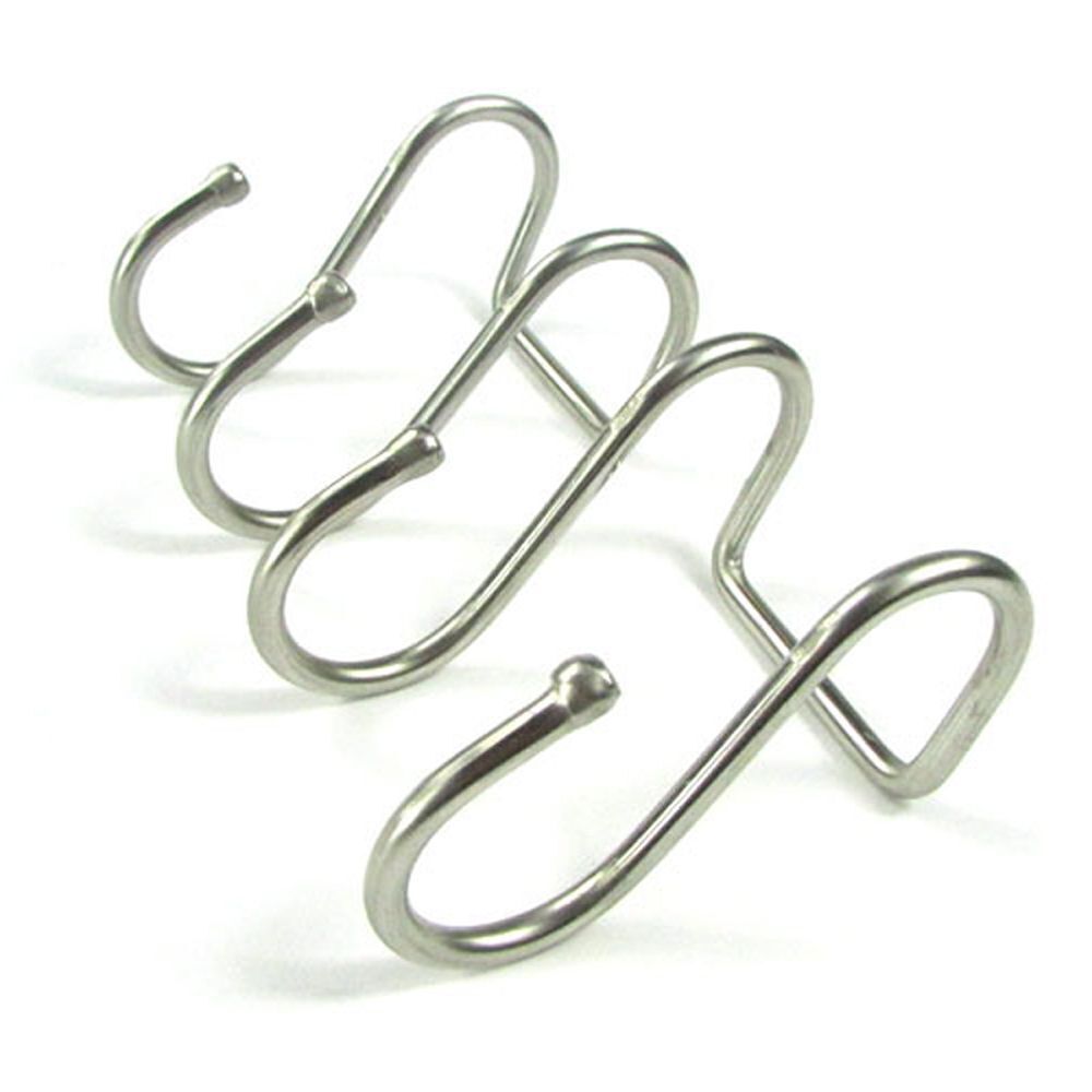 Organizer Stainless Steel Double S Shaped Hook Clasps Hooks Hanger Storage Rack