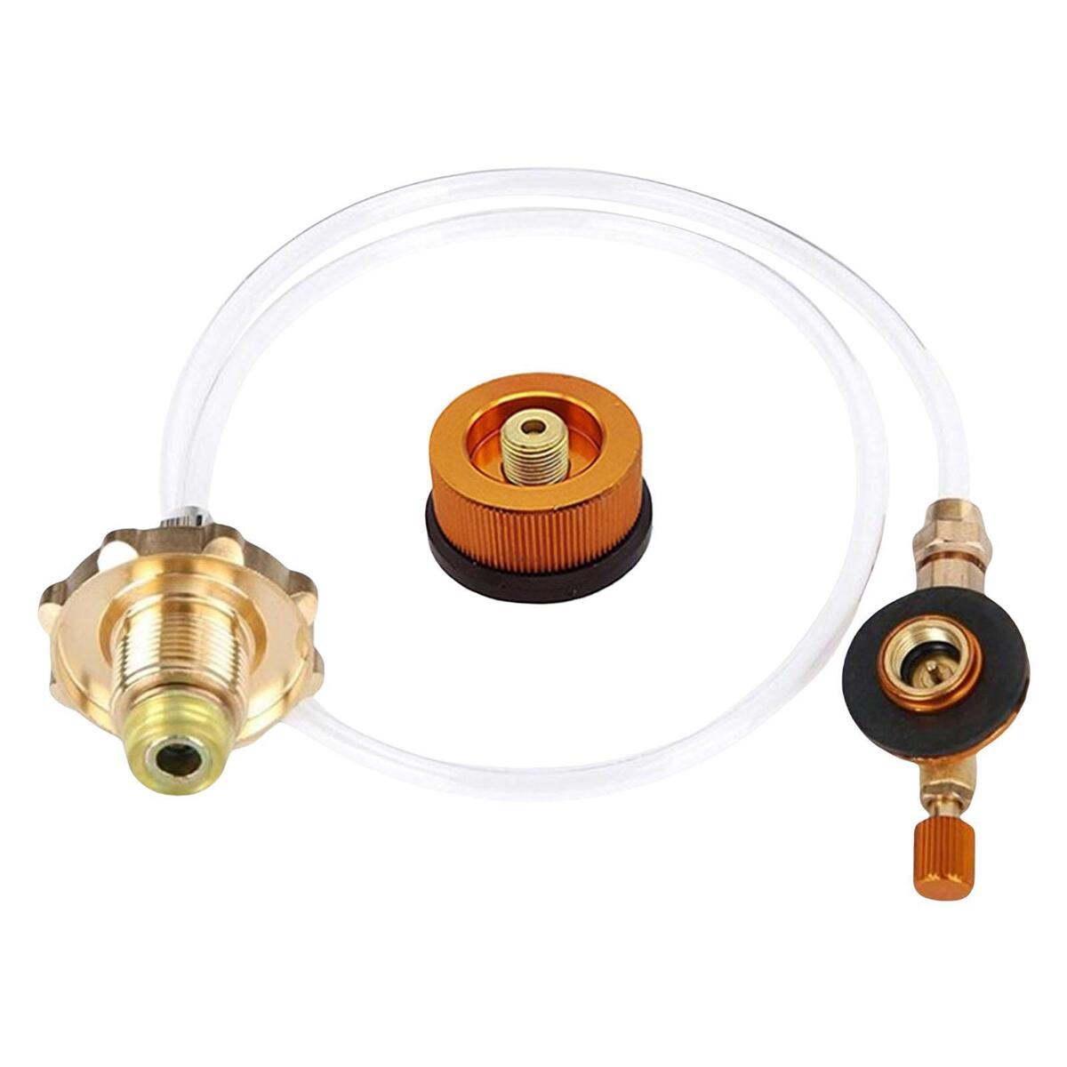 Propane Refill Adapter Flat Cylinder Tank Gas Tank Connector for Stove