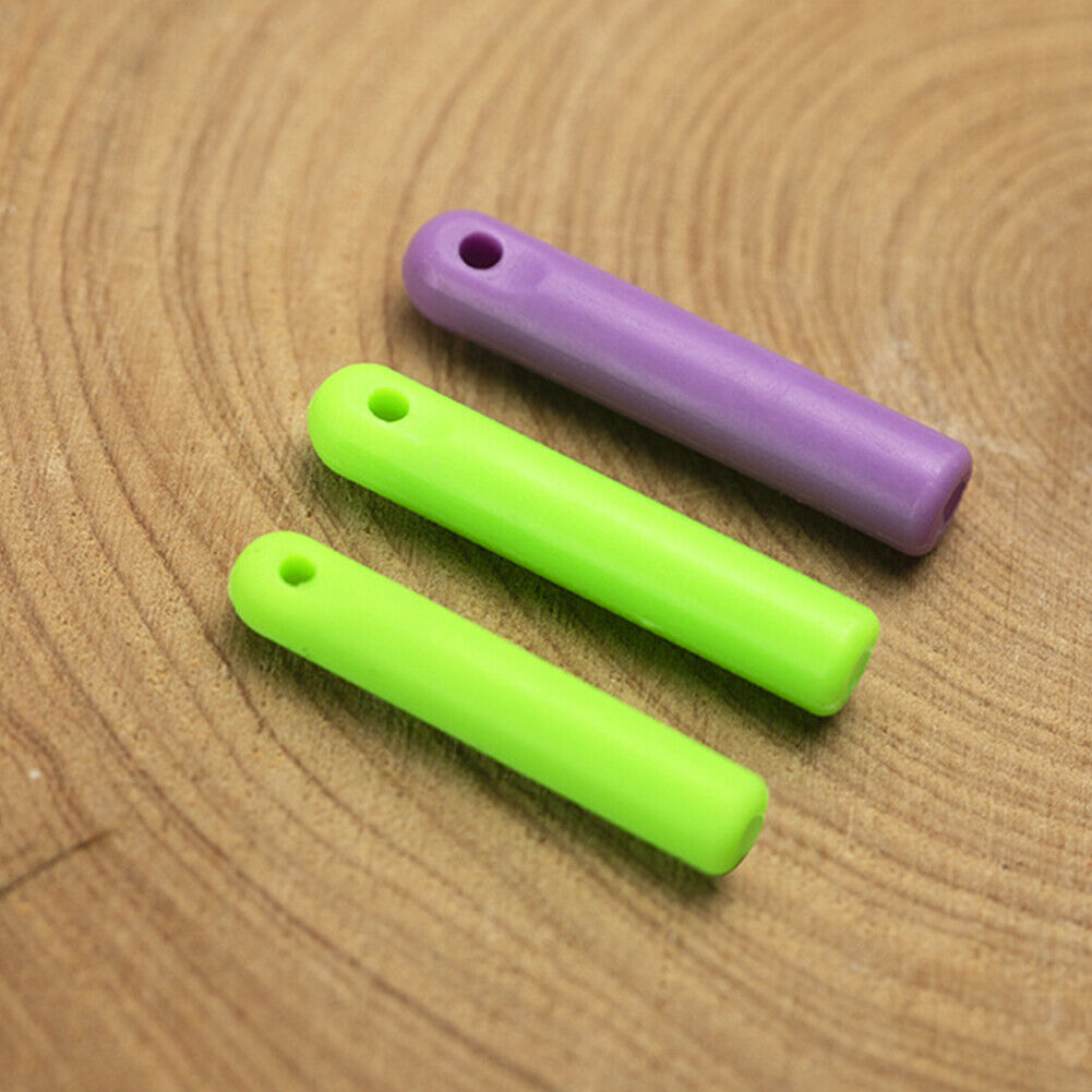 30pcs Fishing Float Seats Silicone Bobber Holder Stopper Tackle Random (S)