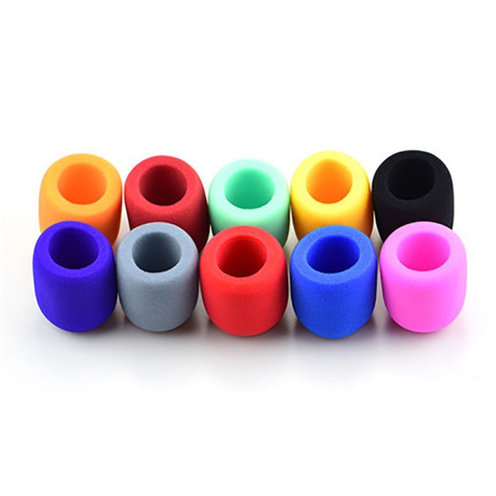 5 pcs Colorful Professional Studio Soft Sponge Microphone Cap Cover Protective