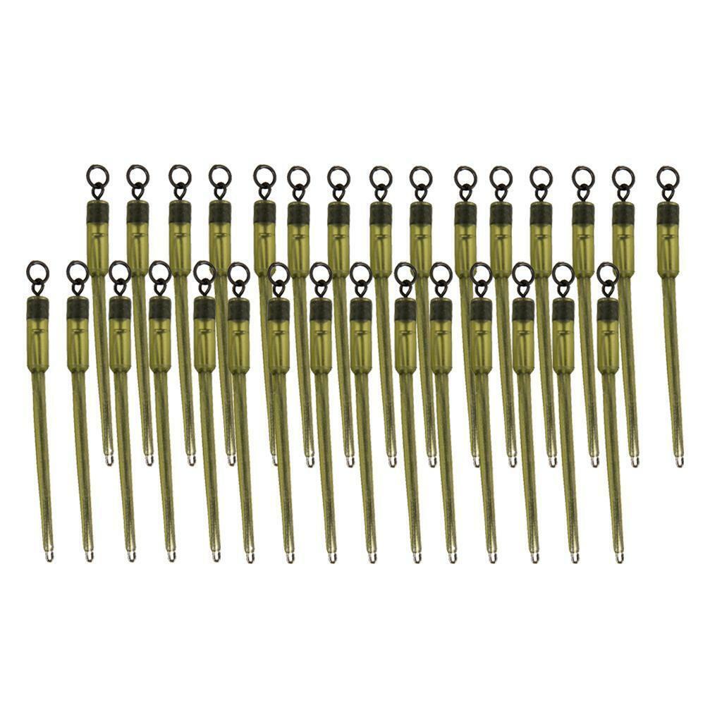 30pcs Carp Fishing Connector Terminal  Setups Insert Equipment Gear