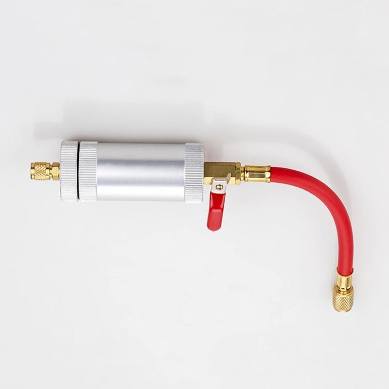 Quick Coupler 1/4" 1OZ Hand Turn Screw-in Coolant Filling Tube Injection Tool