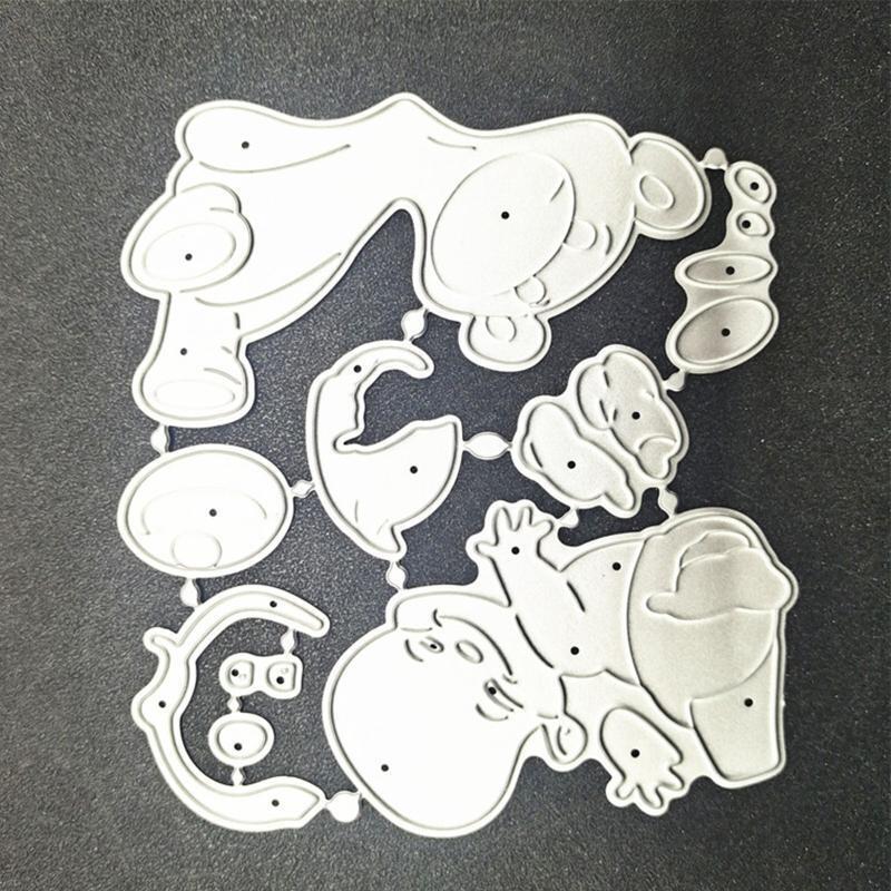 Gnome Heart Metal Cutting Dies Stencil Scrapbooking DIY Album Stamp Paper Card