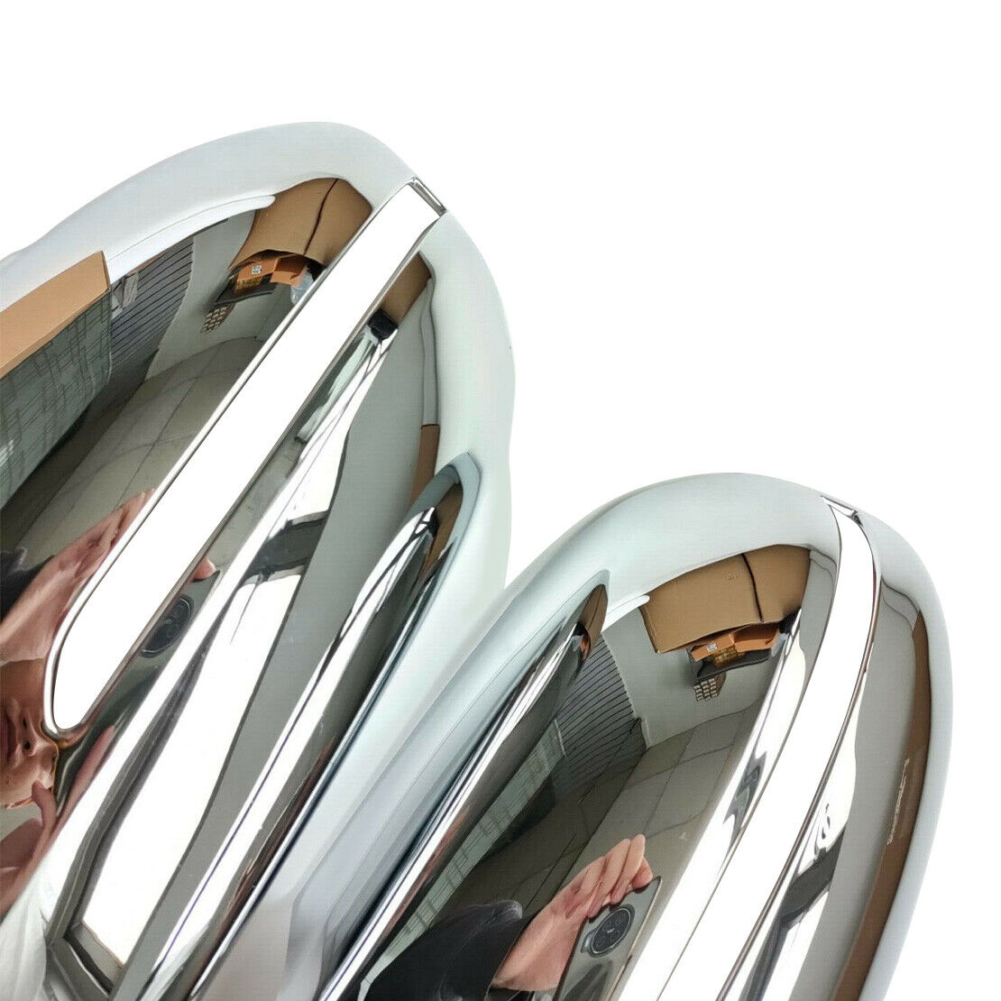 1pair Chrome Side Rearview Mirror Cover Left & Right Set Fit for Kia K5 Optima