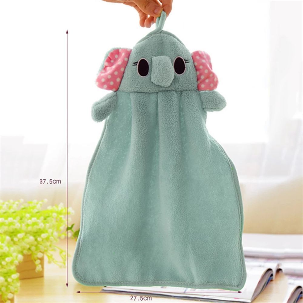 Towel Plush Toddler Soft Hanging Bathing Towel Hand Towel Baby Bath Towels Baby