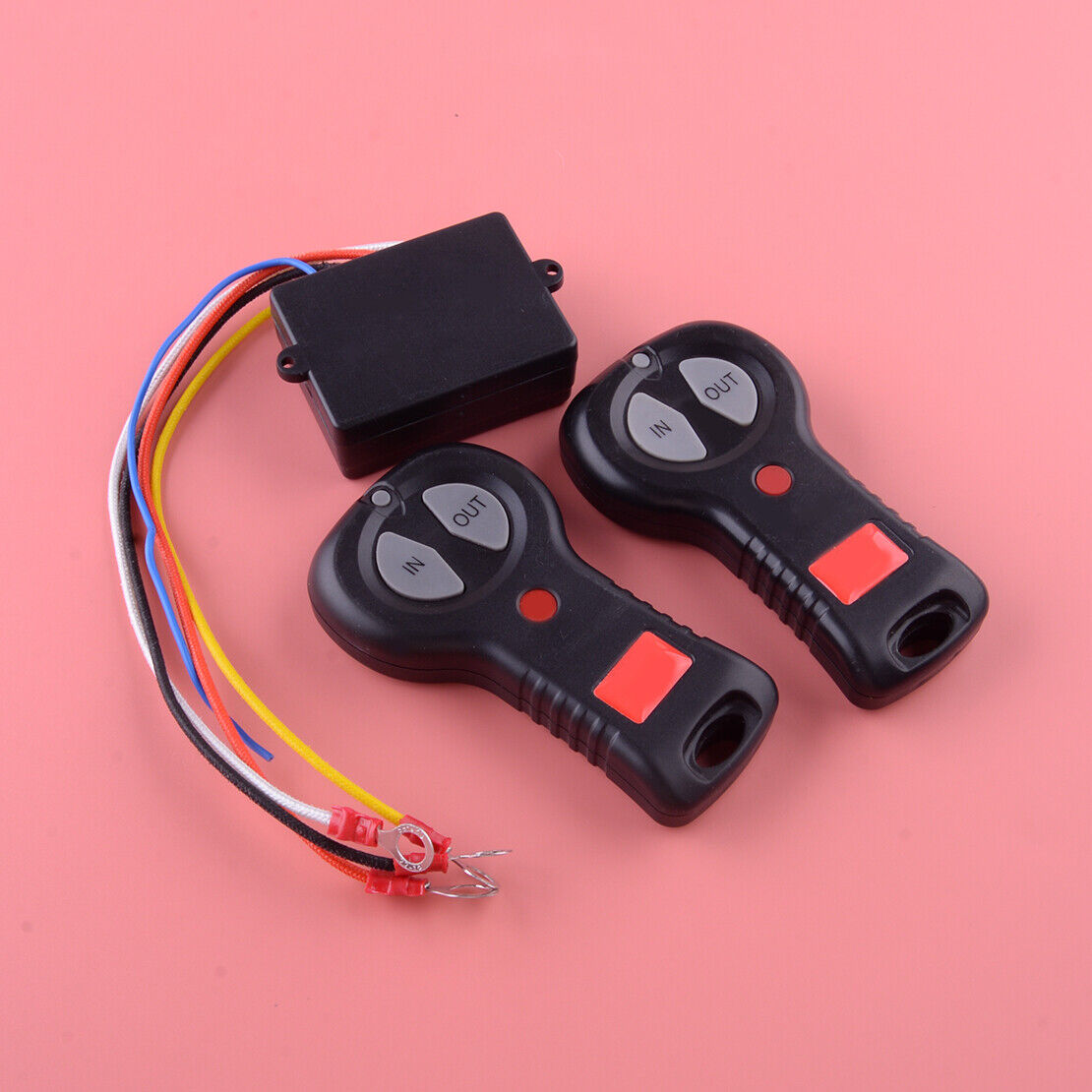 Wireless Winch Remote Control Twin Handset Receiver Kit 12V 12 Volt