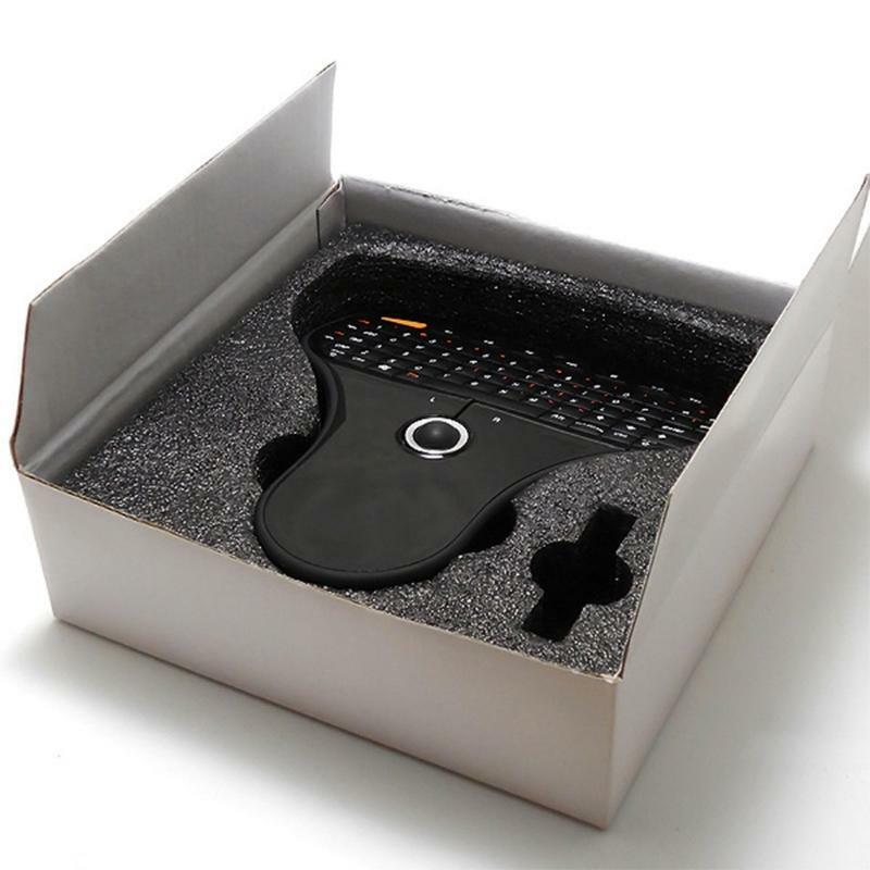 Wireless Remote Keyboard Air Mouse With Ultra Light Trackball for TV Computer