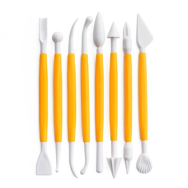 25 Pcs/Set Fondant Cake Decorating Tools Kit Professional Fondant Shaping Tools