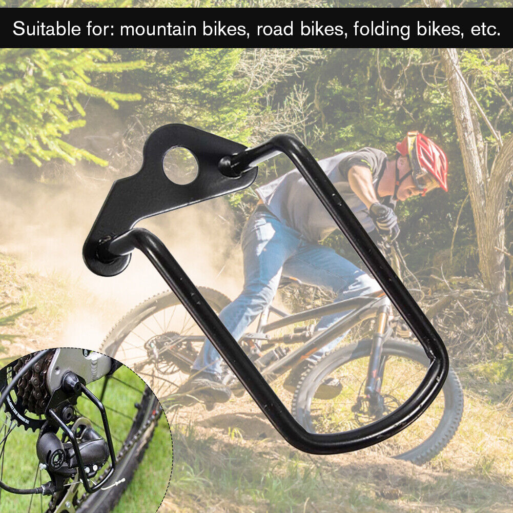 Bicycle Rear Derailleur Chain Gear Protector Transmission Protection(Black)