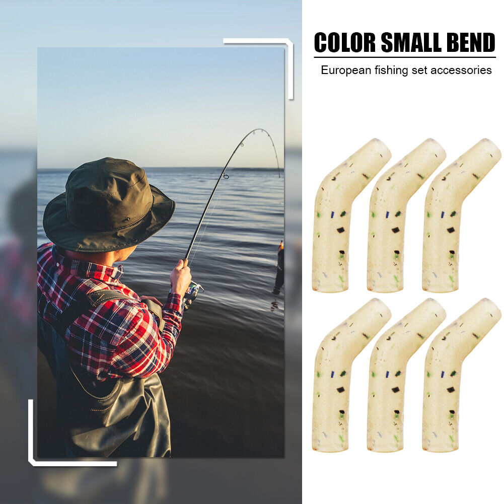 10x Fishing Hook Anti-tangle Sleeves Bent Line Aligner Carp Fishing Tackle
