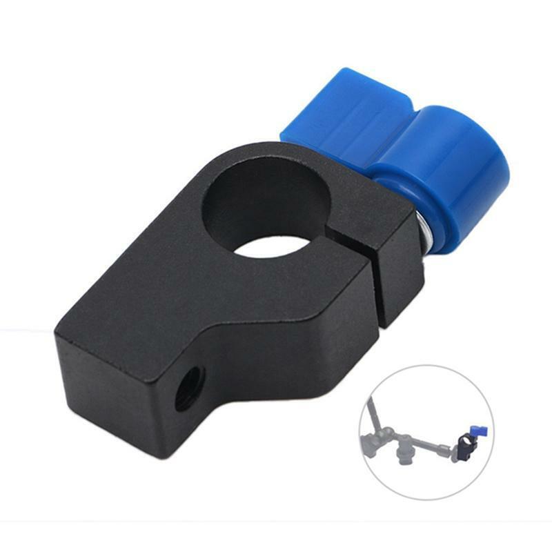15mm Rod Clamp Holder "1/4" Thread DSLR Camera Rig Rail Support System Arm