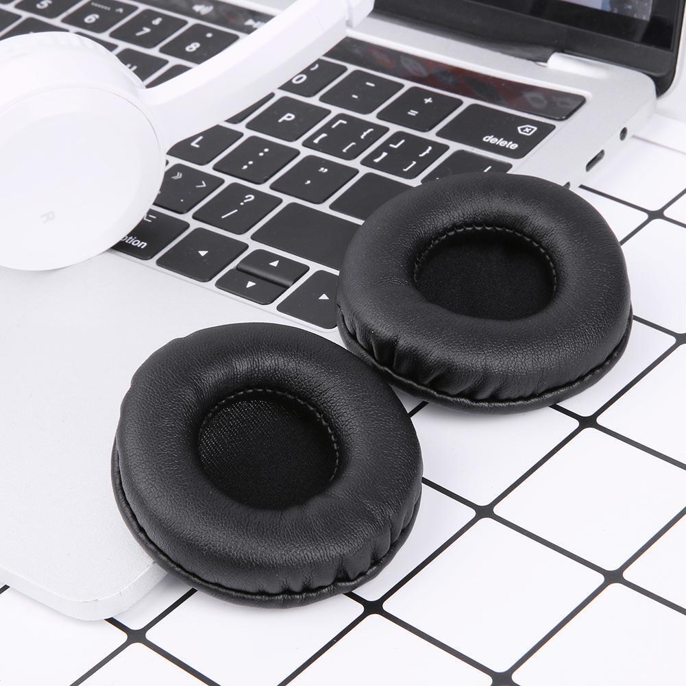 1 Pair 65mm Foam Sponge Earmuff Earpads for ATH-SJ1 ATH-200AV Headphones